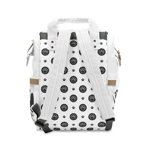 Collage with Paw Prints Multifunctional Backpack