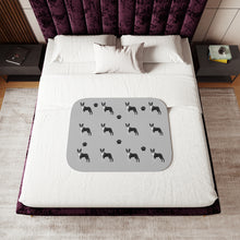 Boston Terrier Sherpa Blanket
