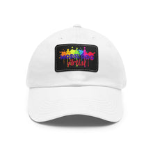 Dad Hat with Leather Patch (Rectangle)