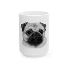 Pug Ceramic Mug, (11oz, 15oz)