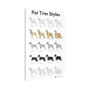 Pet Trim Styles Canvas Print (1 of 2)