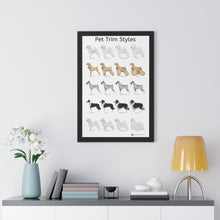 Pet Trim Styles (2 of 2) Framed Poster