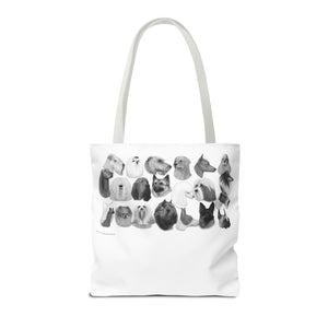 20 Coat Types (Head) Tote Bag