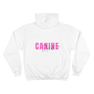 Canine Stylist (Pink):Champion Hoodie