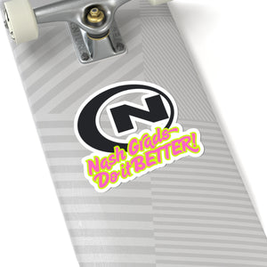 Nash Grads Kiss-Cut Sticker - Celebrate Your Achievement!