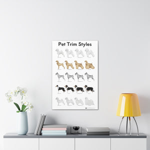 Pet Trim Styles Canvas Print (1 of 2)