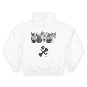 Canine Stylist with Breeds Champion Hoodie - Stylish Pet Lover Sweatshirt with Dog Design