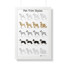 Pet Trim Styles (2 of 2) Framed Poster