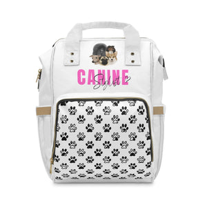 Canine Stylist (Pink) Multifunctional Backpack