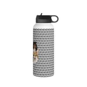 Nash Logo with Collage Stainless Steel Water Bottle, Standard Lid