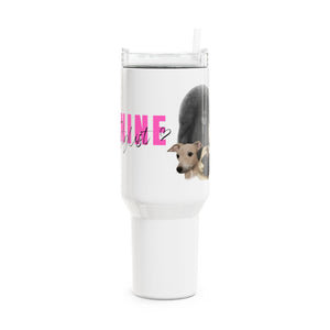 Canine Stylist (Pink) Collage Tumbler, 40oz