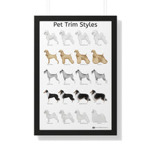 Pet Trim Styles (2 of 2) Framed Poster