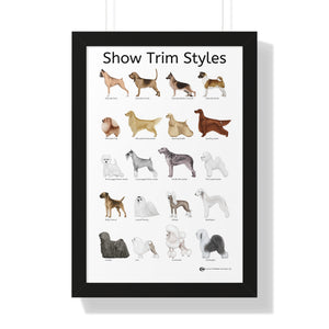 Show Trim Styles Framed Poster