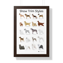 Show Trim Styles Framed Poster