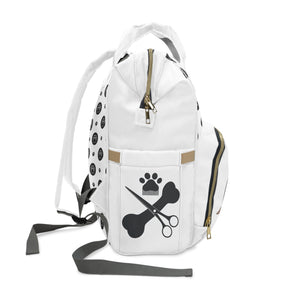 Collage with Paw Prints Multifunctional Backpack