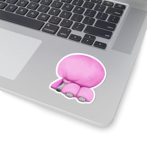 Pink Poodle Kiss-Cut Stickers - Adorable Pet Decor for Dog Lovers