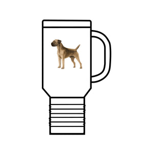 Border Terrier: Insulated Travel Mug, 40oz