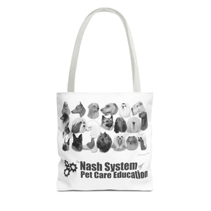 20 Coat Types (Head) Tote Bag