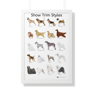 Show Trim Styles Framed Poster