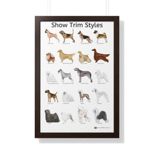 Show Trim Styles Framed Poster