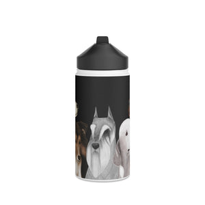 Breed Collage #4 Stainless Steel Water Bottle, Standard Lid