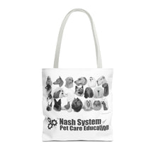 20 Coat Types (Head) Tote Bag