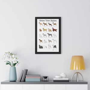 Show Trim Styles Framed Poster