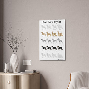 Pet Trim Styles Canvas Print (1 of 2)