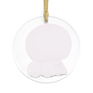 Pink Sleeping Poodle Ornament