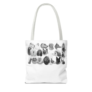 20 Coat Types (Head) Tote Bag