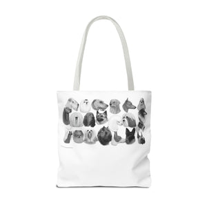 20 Coat Types (Head) Tote Bag