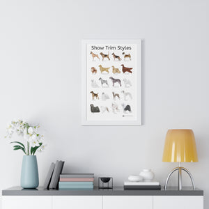 Show Trim Styles Framed Poster