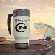 Nash Academy Logo Stainless Steel Travel Mug with Handle, 14oz