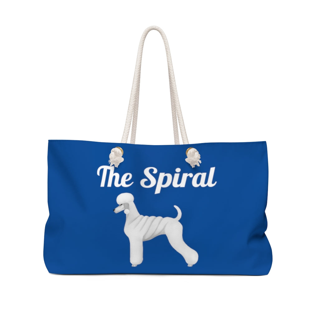 The Spiral Banded Trim Weekender Bag